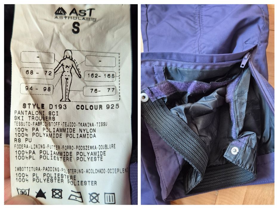 Pantaloni schi AST, Model D193, Dama - S