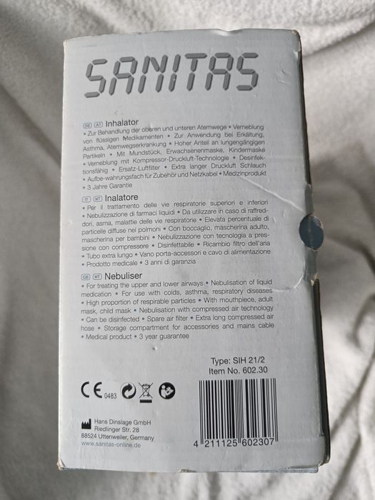 Inhalator SANITAS SIH21