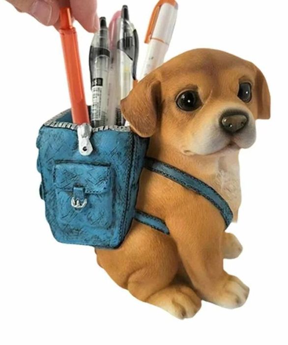 Держатель для канцелярии в виде щенка