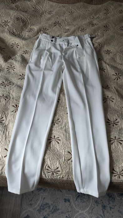 Брюки белые мужские