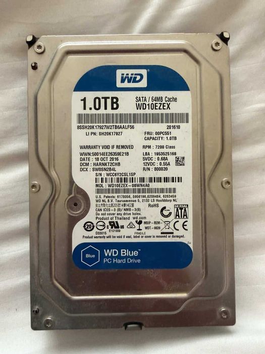 2x Western Digital HDD 3.5" SATA