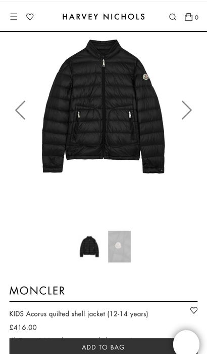 Moncler Acorus Quilted Shell Jacket ( M) Преходно Яке