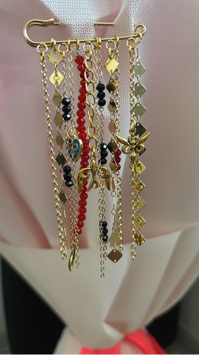 Этно украшение и брош