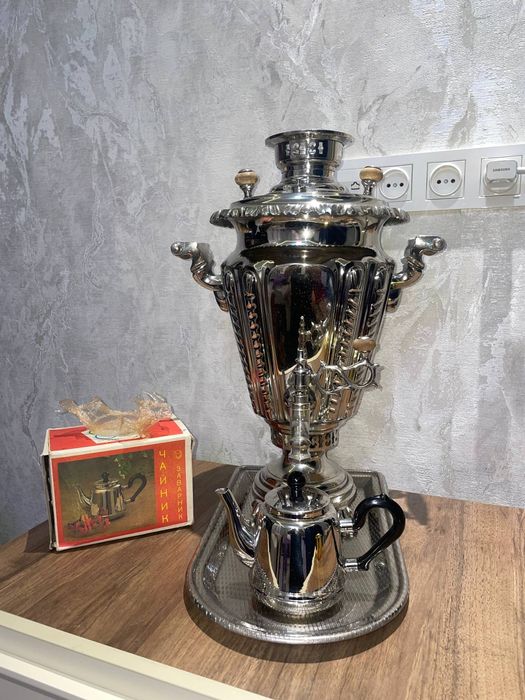 Samavar 5 litir Tula 1 sort ideal xolatta