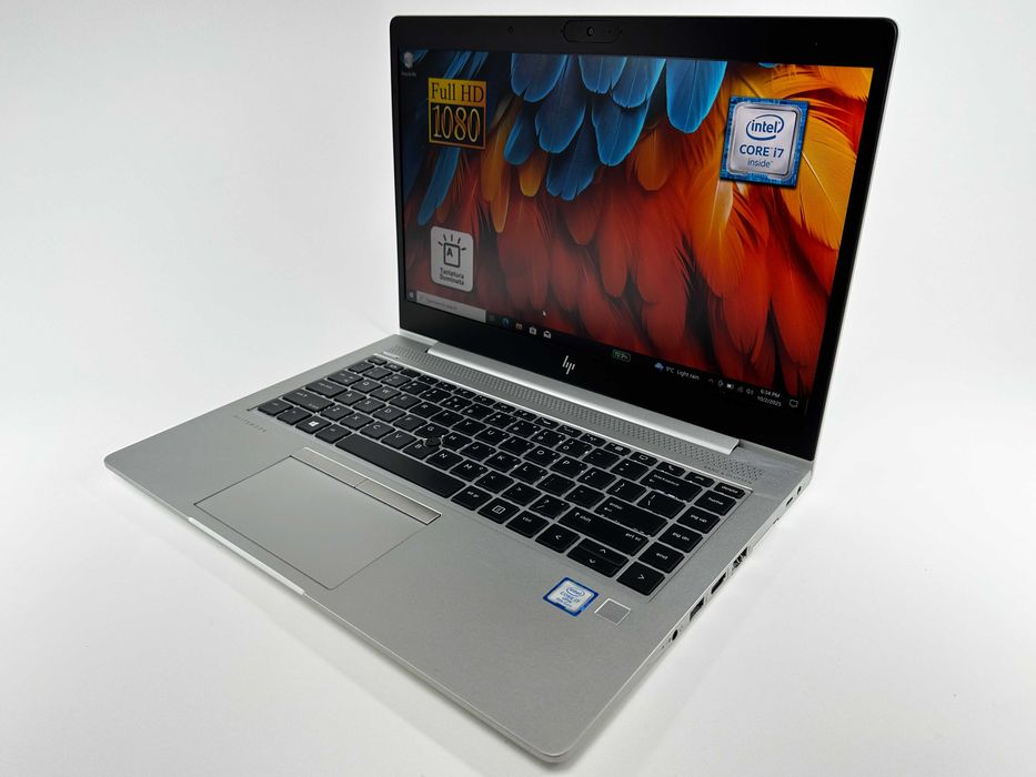 Laptop HP Elitebook Intel i7 16 gb ram 512 gb ssd Ecran 14 inch Full HD Design metalic ultrabook Windows 11 Factura si Garantie 12 Luni
