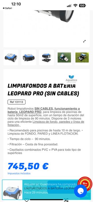 Robot de curatare a piscinei NOU