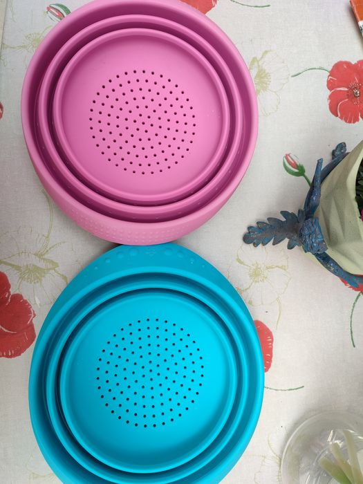 2 цедки силиконови сгъваеми немски