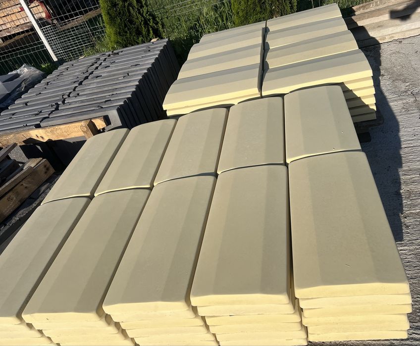 Caramida aparenta coame gard beton palarii stalpi capace dale soclu