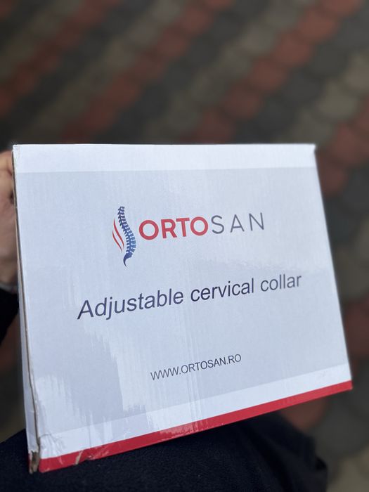 Guler cervical reglabil (orteză pentru susținerea gâtului)