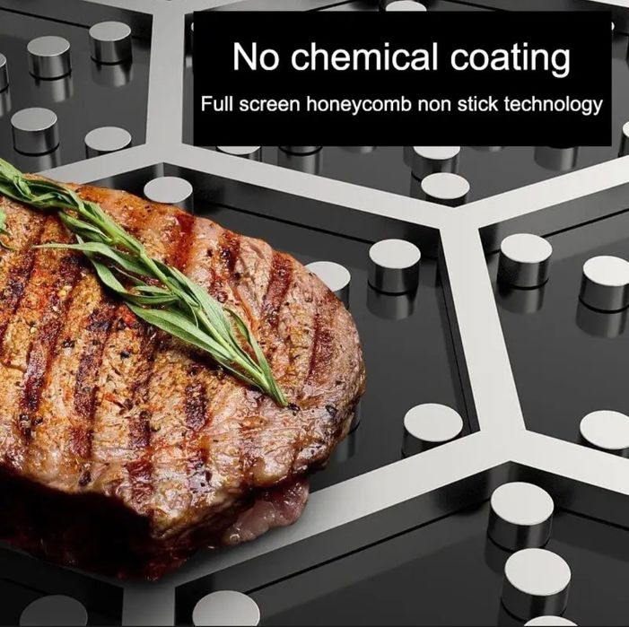 Сковородка для жарки с тремя слоями из нержавеющей стали