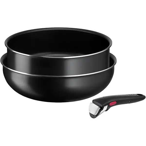 Set vase Tigaie TEFAL Easy Cook L1539153 3 piese 24-26cm Nou Sigilat
