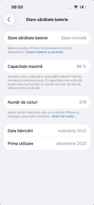 iPhone 15 Pro / Natural Titanium / Fara defect