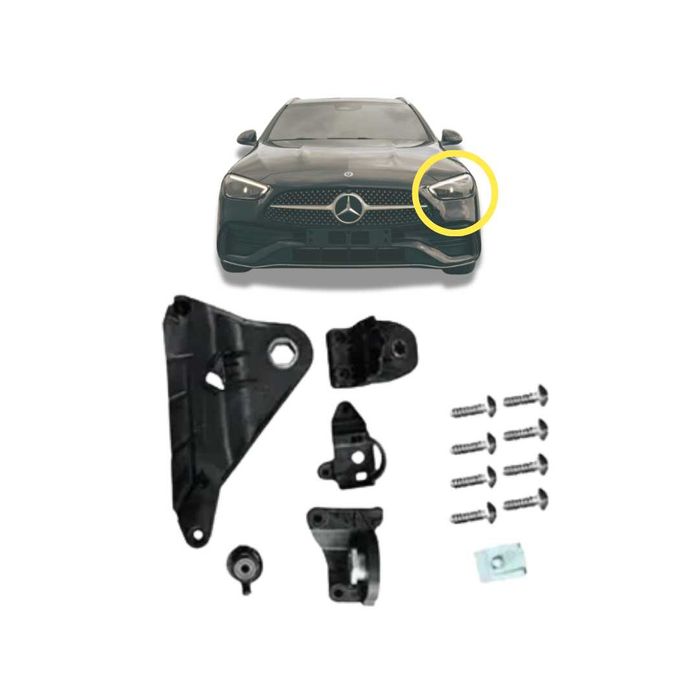 Ремонтен комплект за захващане на ляв фар MERCEDES C Class W206 / OEM A2068209700