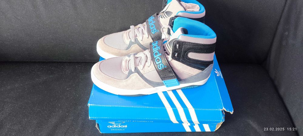 adidas - tenisi high 40,din piele,noi