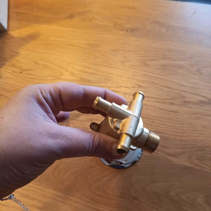 НОВ! 3-пътен месингов смесител за душ – с керамичен клапан, хром