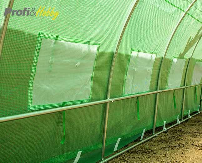 Парник / оранжерия 3х4 м - армиран РЕ 180 гр/м2