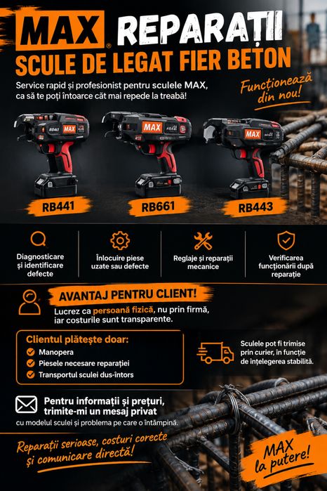 Reparatii scule MAX