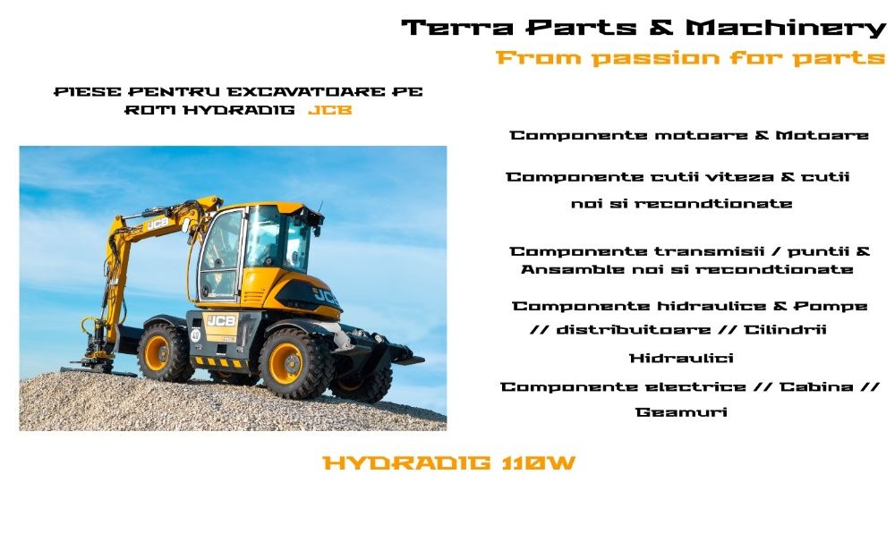 Piese Hydradig JCB 110W