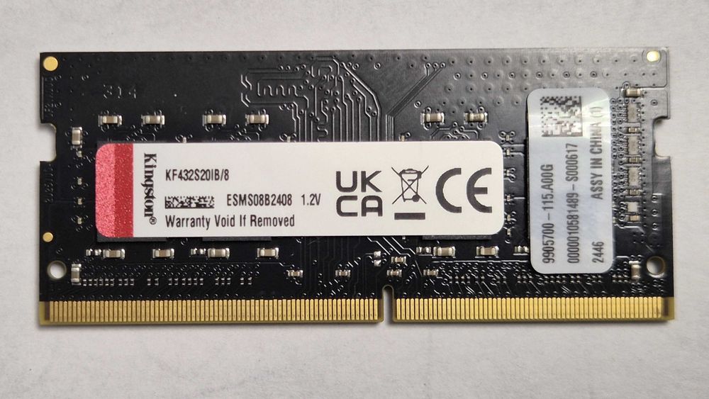 memorie ram laptop kingston fury 8gb DDR4 single channel 3200