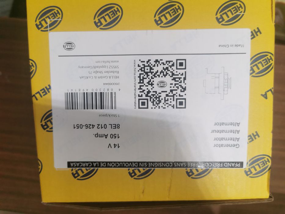 alternator orignall HELLA