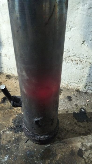 Печь на отработке