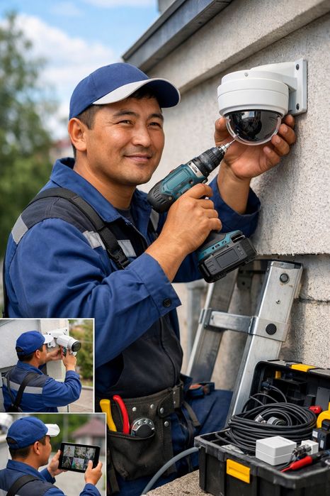 Установка видеонаблюдения