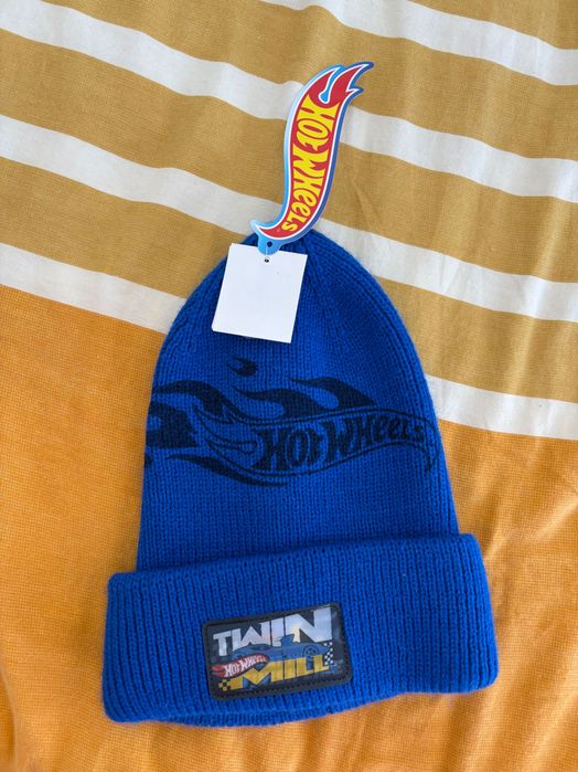 Caciula Hot Wheels albastra, noua, cu eticheta