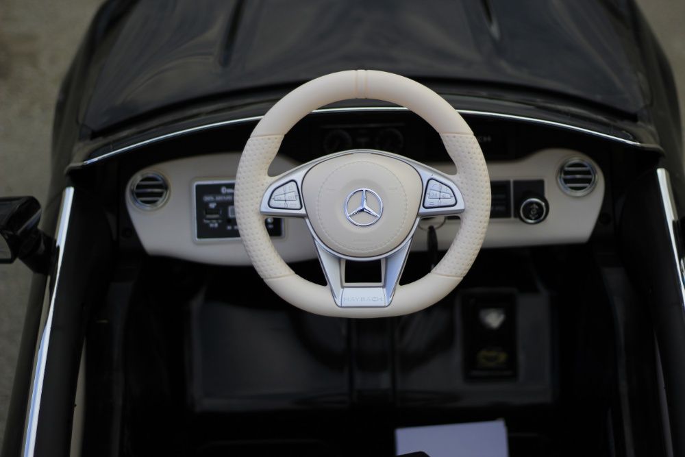 Masinuta electrică pentru copii Mercedes S650 Maybach NOUA #Black