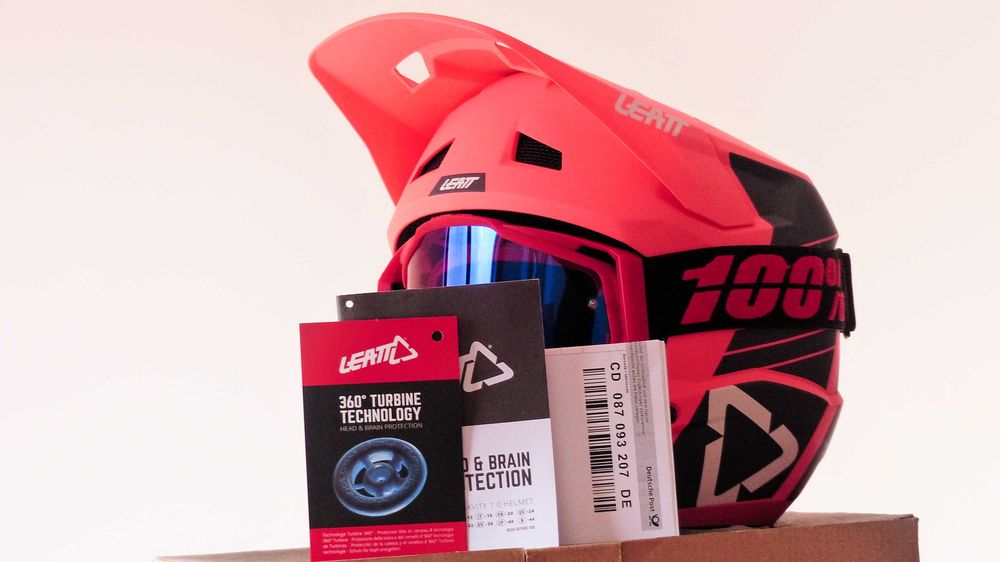 CASCA FULL FACE MTB marimea L 560mm - 600mm  HEAD - Brain Protection !