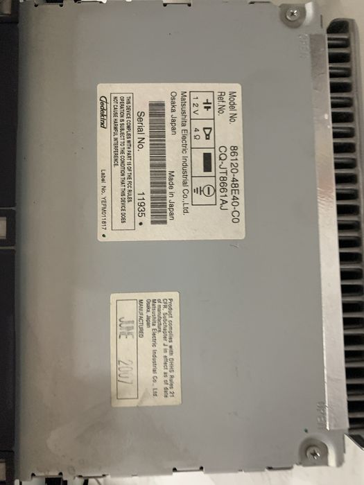 Магнитола Toyota