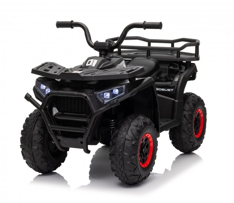 Atv electric pentru copii Nichiduta Desert XRobust 4x4 Speed Black cu telecomanda,4 motoare, acumulator 24V 4.5Ah,suport picioare,faruri cu lumini LED