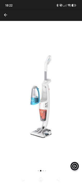 Aspirator vertical cu abur Rowenta Clean & Steam Multi RY8544WH, 1700