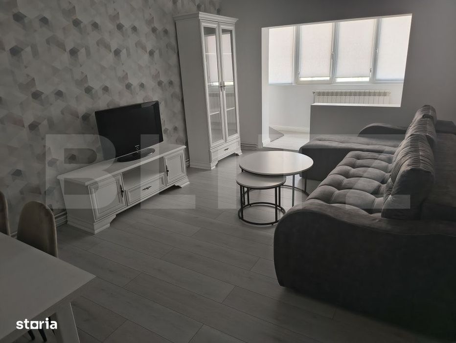 Apartament modern 3 camere, 72 mp, 2 balcoane, etaj 3 – zona 1 Mai
