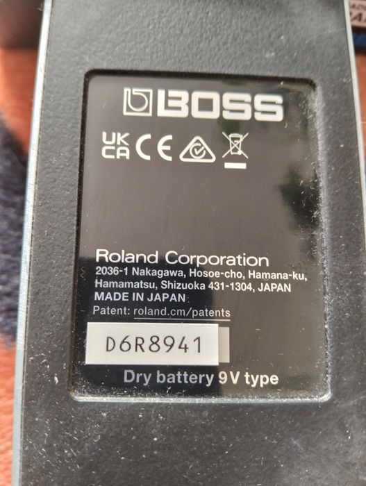 Педаль эффектов гитарная Boss blues driver 2 waza craft с блоком пит.