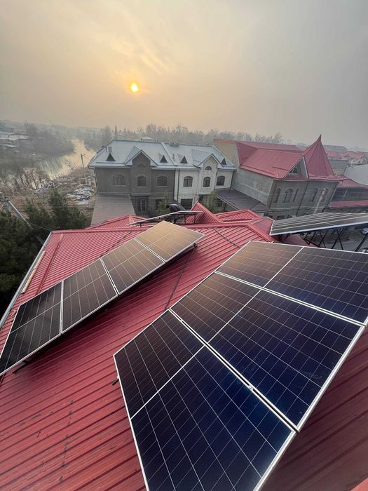 Қуёш панеллари ўрнатиш | 20–500 кВт | Кафолат | 500+ лойиҳа