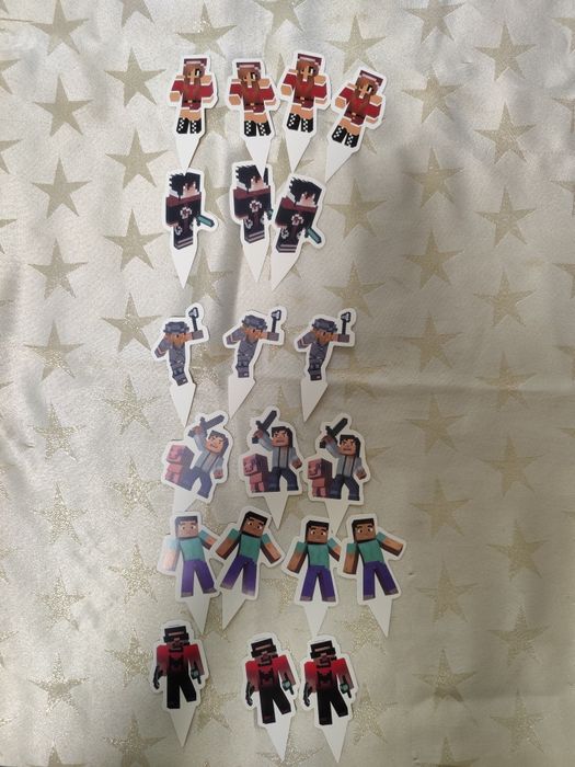 Картонена торта, Декорация за рожден ден Майнкрафт