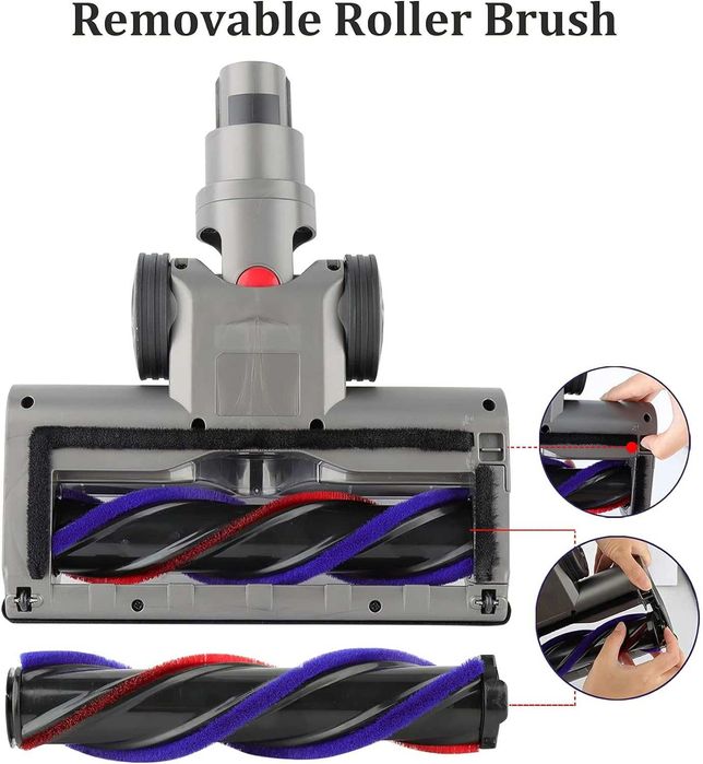 Четка за Dyson V7, V8, V10, V11, V15,турбо четка,НОВО