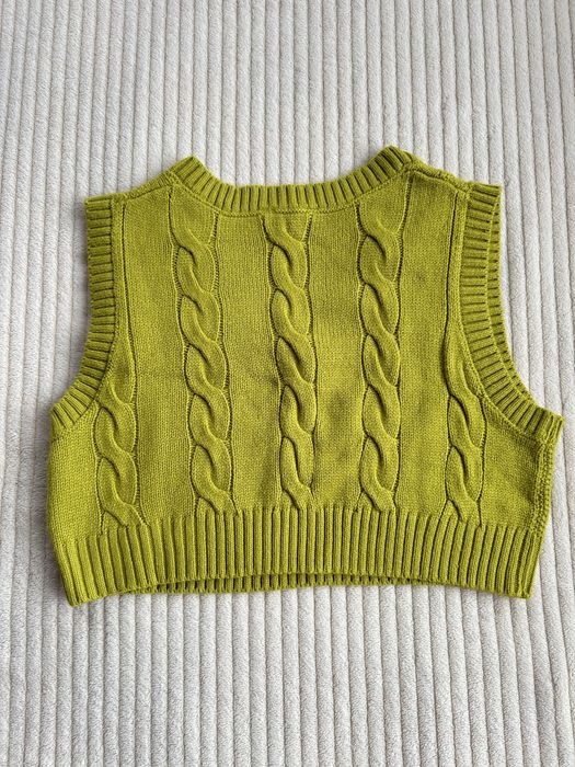 Плетен потник-жилетка