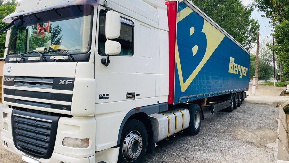 DAF XF EURO 5 + BERGER Прицеп Сотилади