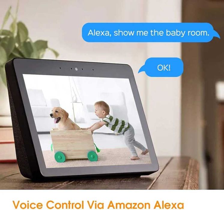 PANAMALAR WLAN IP Camera smart 3MP pentru supraveghere copii/animale