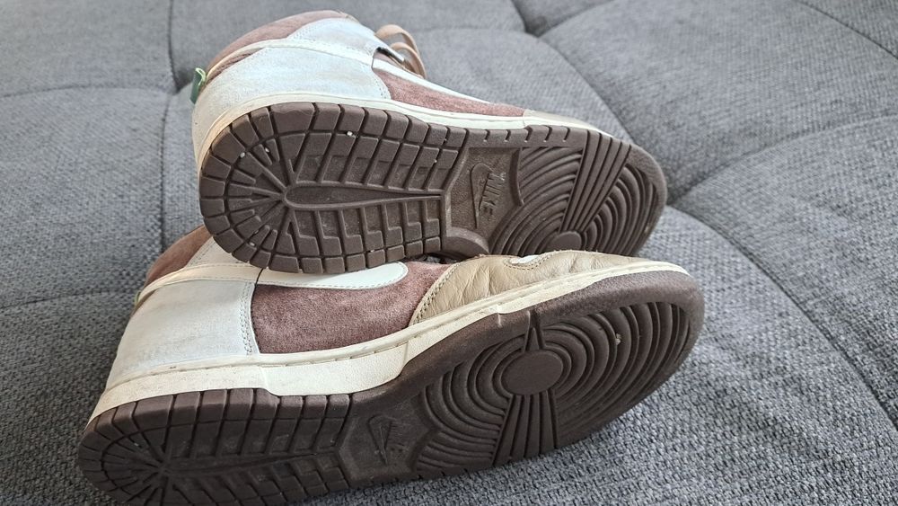 Ghete Nike Dunk light brown