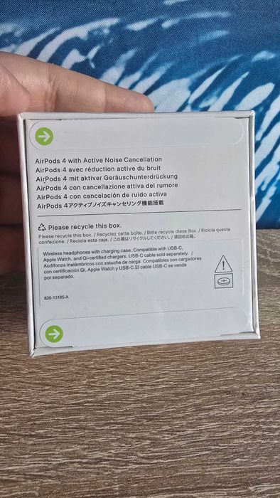 Casti Bluetooth Airpods 4 cu ANC