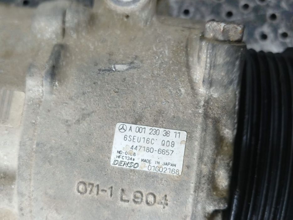 compresor clima ac 2.0 cdi  mercedes a-class w169 b-class w245 447180-6657  a0012303611