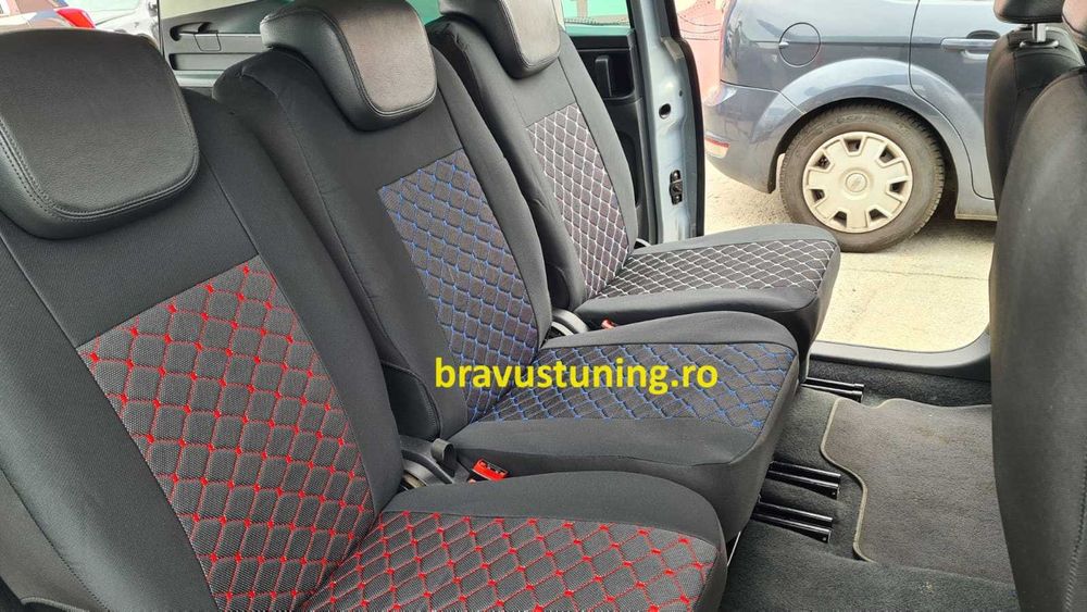 Huse scaun auto SHARAN-TOURAN,stofă auto 5 / 7 locuri
