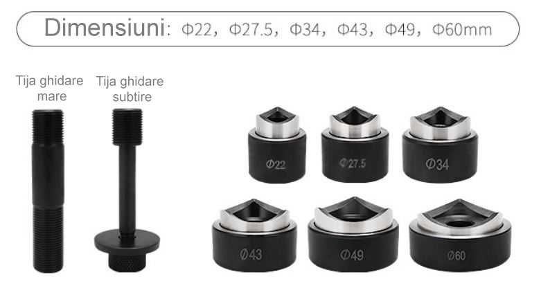 Masina hidraulica decupat / perforat tabla / panouri electrice