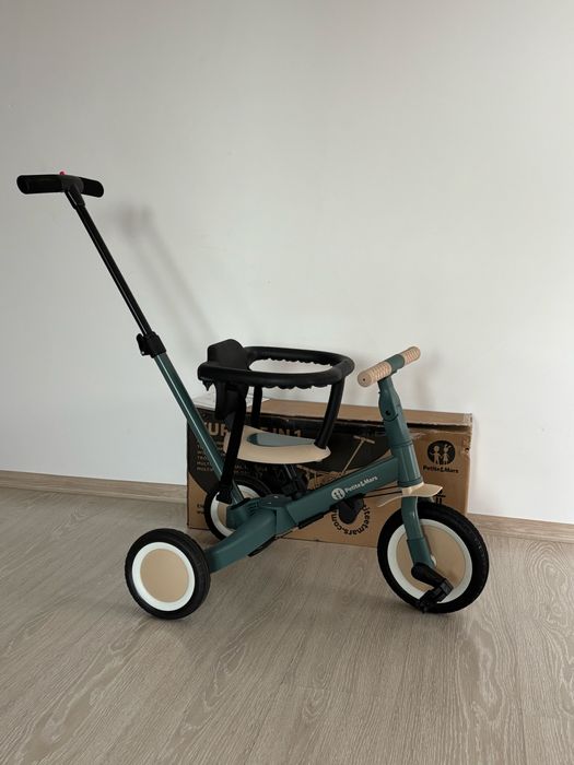 Tricicleta Petite&Mars, Turbo 5 in 1, varsta 1.5-5 ani, Verde