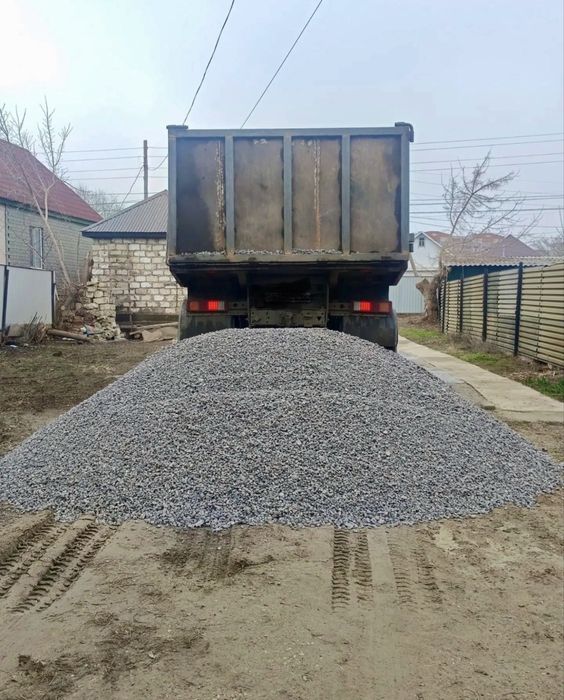 Балласт, щебень, галька, песок