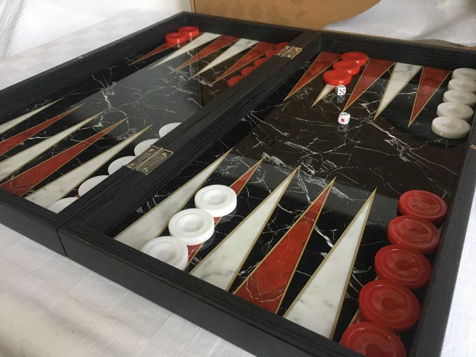 Joc Table (joc de Table) NOU - Lux lemn lacuit. SIGILAT!