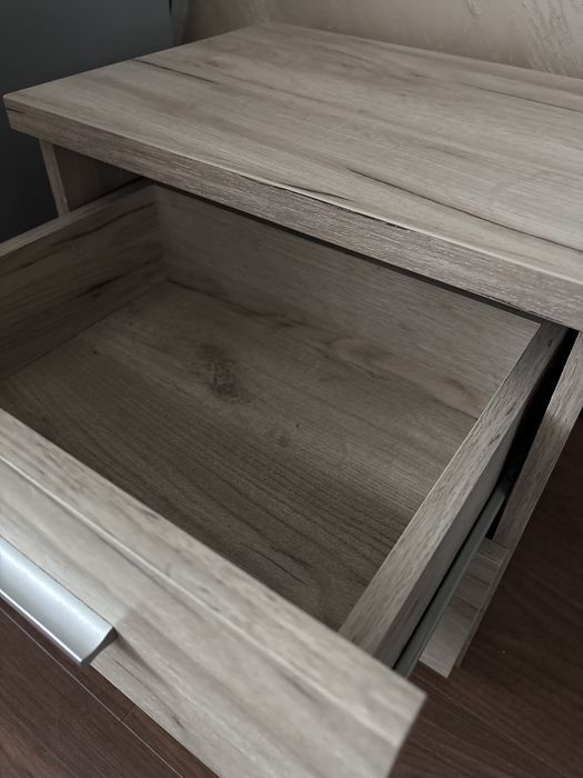 Noptiera lemn 2 sertare