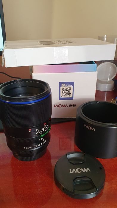 Obiectiv Laowa 105mm f2 STF (optica superba) pt Nikon F plus cadouri